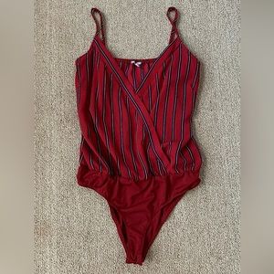 Charlotte Russe striped bodysuit